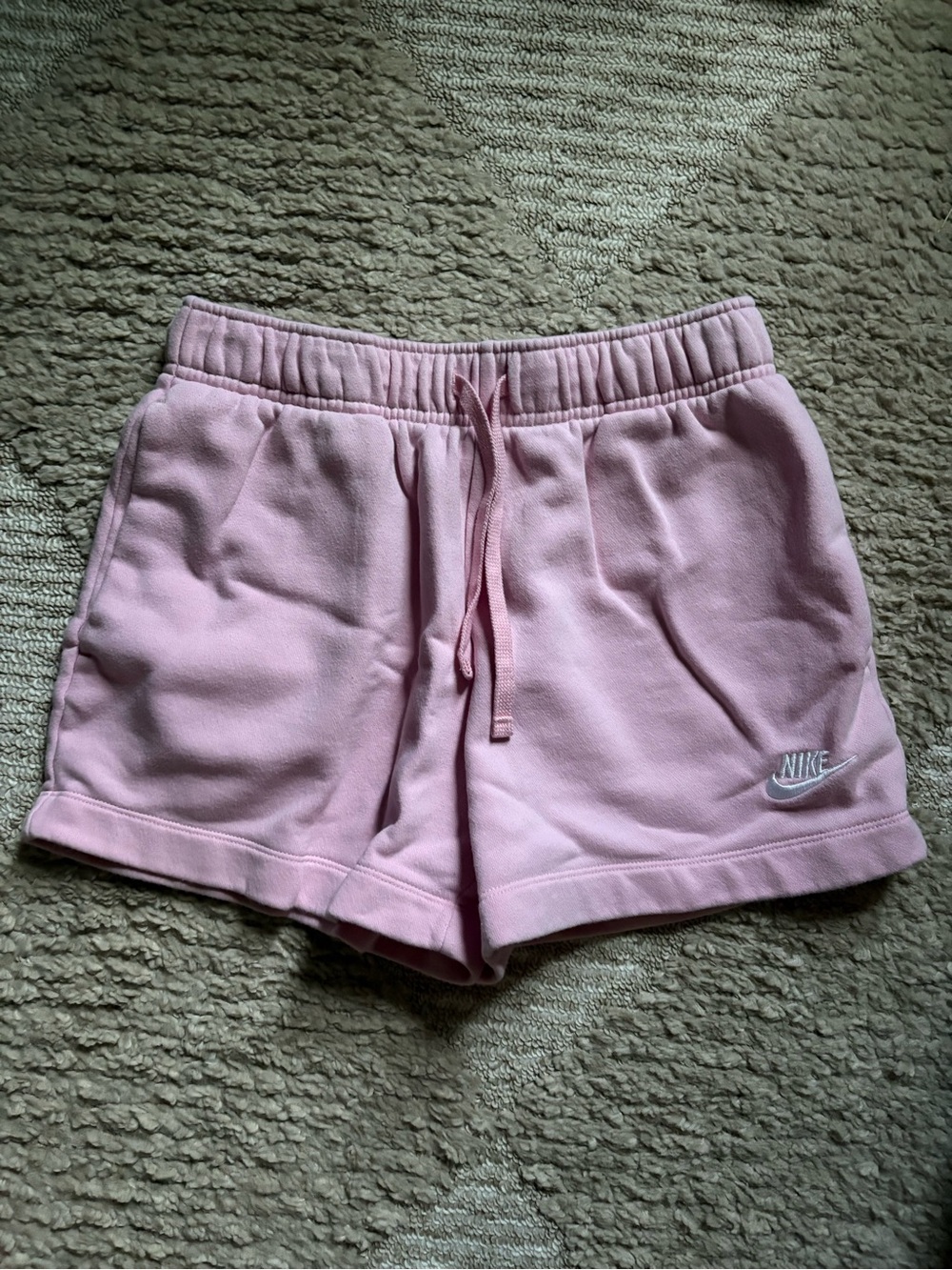 Nike Women’s Light Pink Athletic Drawstring Shorts